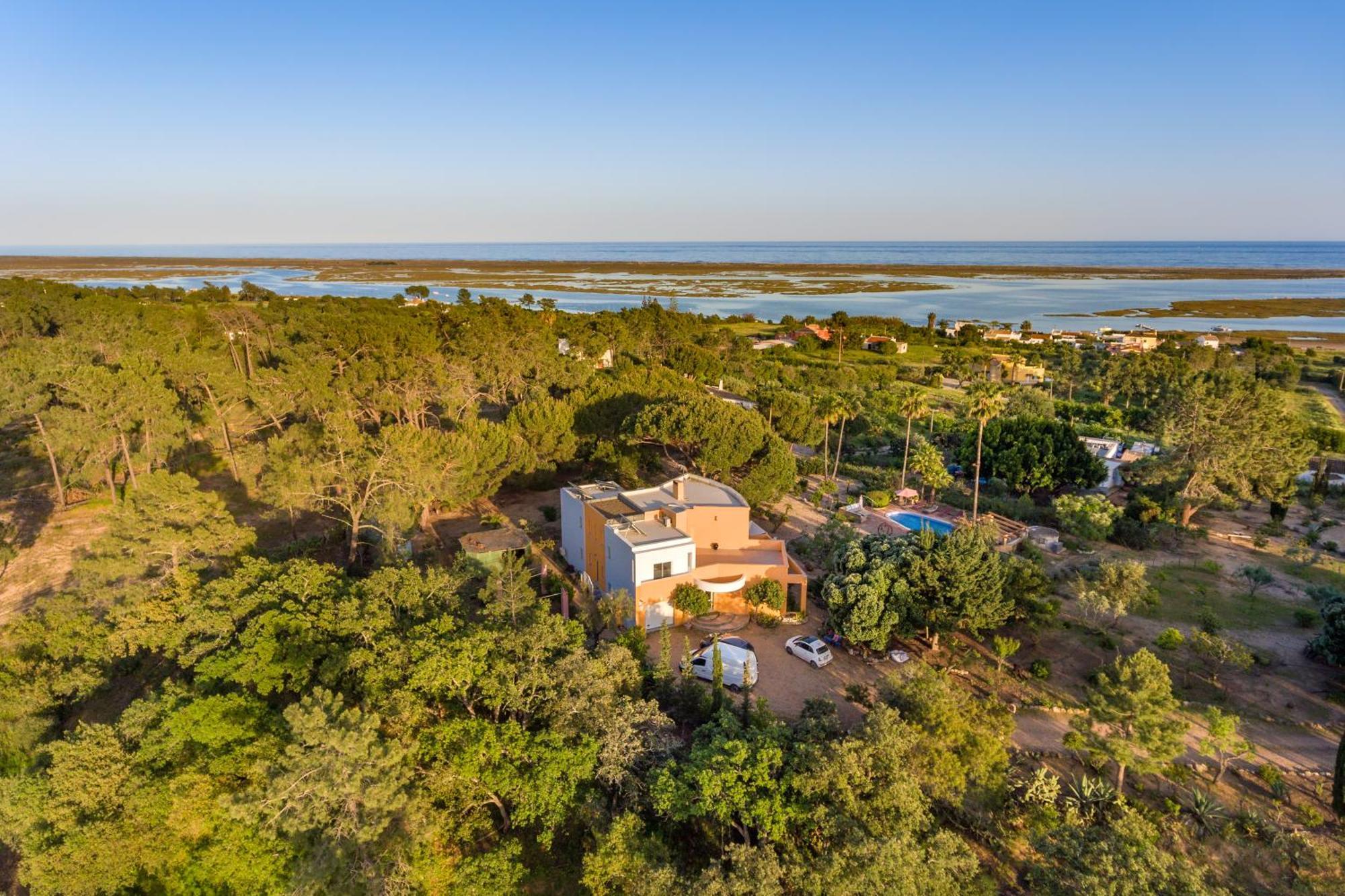 Meia Lua - Your Private Artsy Paradise Overlooking The Ria Formosa With Pool And Sea Views Near Barril Beach, Tavira Luz de Tavira Eksteriør bilde